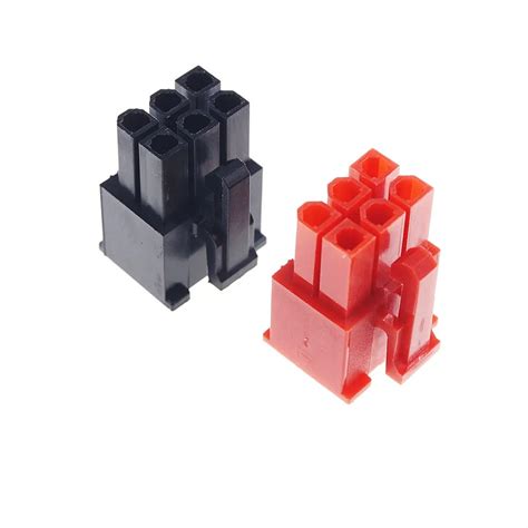 100pcs 5557 6 Position Molex 6 Pin Male Plug Housing 4 20 Mm Pitch Pc Computer