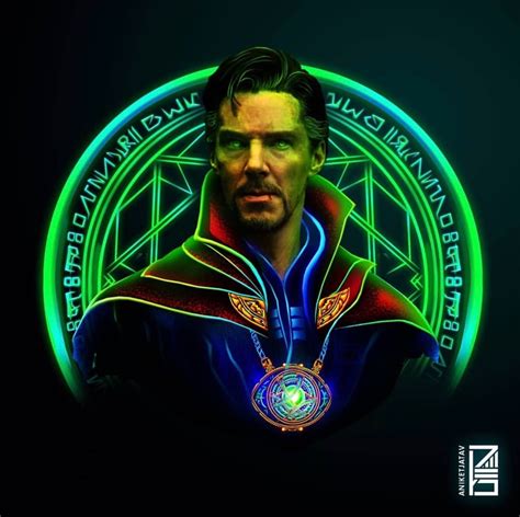 Dr Strange Neon Wallpapers Wallpaper Cave