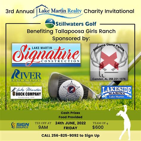 3rd Annual Swing Into Action Charity Golf Invitational Tournament Damon Story Realtor®