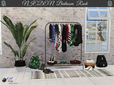 Sims 4 Clothes Rack Cc