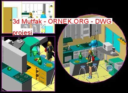 D Mutfak Dwg Projesi Autocad Projeler 26492 Hot Sex Picture