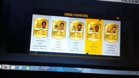 Draft Futbin YouTube