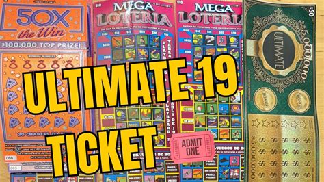 ULTIMATE TICKET LUCKY 19MIX TEXAS LOTTERY TICKETS GOOD SESSION