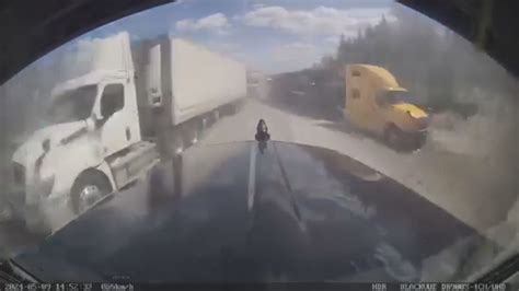 Dashcam Video Shows Terrifying Near Miss On Two Lane Northern Ontario