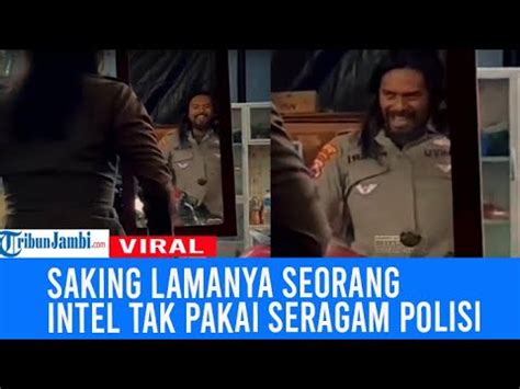 Viral Intel Polisi Kesulitan Pakai Seragam Dinas Usai Lama Menyamar