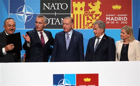 Turkiye Sweden Finland Sign Memorandum On Nordic Countries Nato Bids