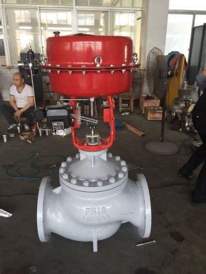 China Flanged Ends Diaphragm Pneumatic Electric Actuated Single