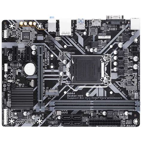 Placa Mãe H310m M2 20 Ddr4 Intel Lga1151 8°9° Geração M Atx Gigabyte