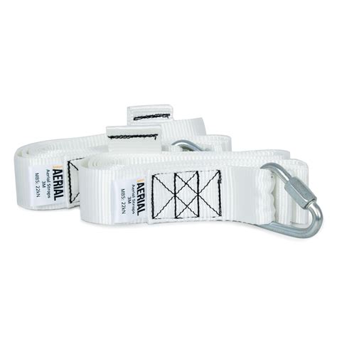 Aerial Straps Pair White Poleware Ch