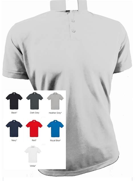 Mens Premium Cotton 100 Piqué Clericalclergy Polo Shirt Any