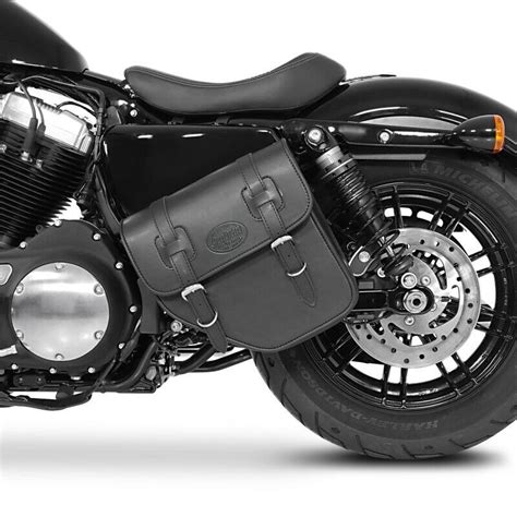 Satteltasche F R Chopper Custombike Custom Texas Schwarz Rechts