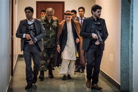 In Wartime Ghani Assumes Role Of Comforting Afghans The New York Times