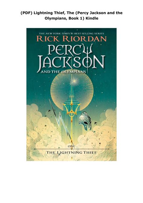 [PDF] Lightning Thief, The (Percy Jackson and the Olympians Book 1) Ipad