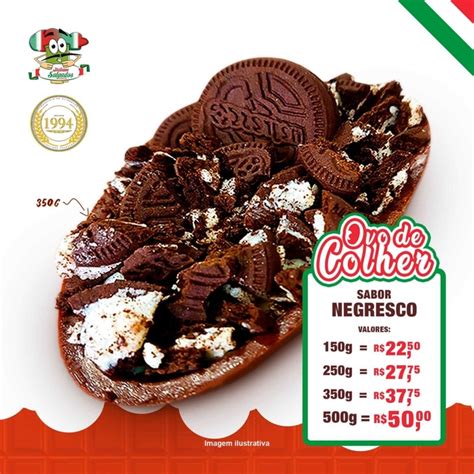 Ovos De P Scoa De Colher Negresco Chocolate Op Es De Tamanhos