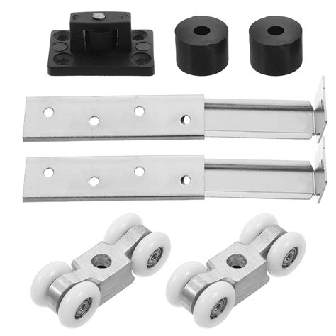 1 Set Heavy-duty Pocket Door Roller Noise-free Smooth Glide Sliding