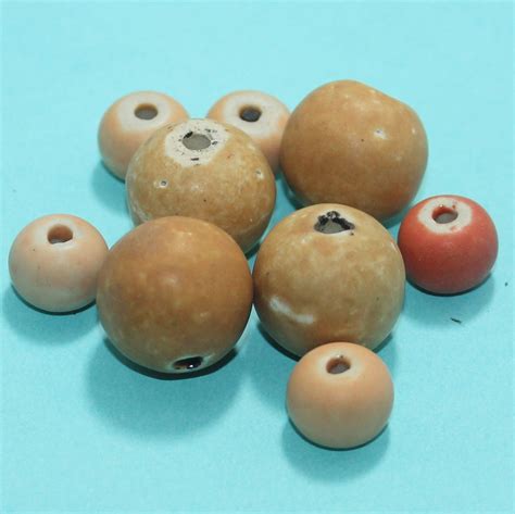 40 Pcs Ceramic Beads Matte Finish Assorted 27 9 Mm