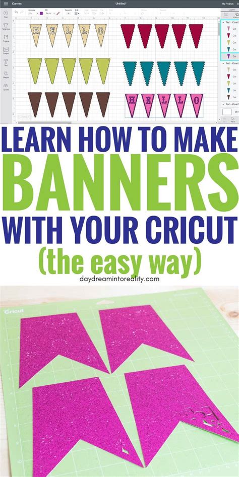 Make Stunning Banners With your Cricut +Free SVG Templates | Cricut ...