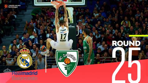 Real Madrid Routs Zalgiris Round Highlights Turkish Airlines