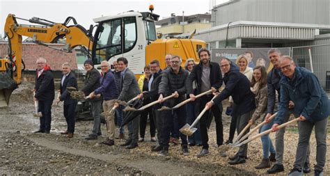 Spatenstich F R Den Neubau Sch Lerwohnheim In Biberach