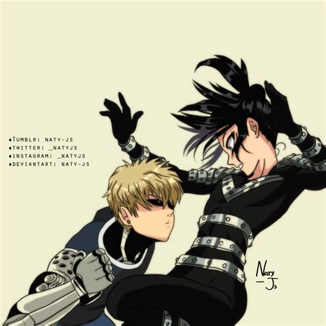 [R] Sonic vs Genos ~ by Naty-js on DeviantArt