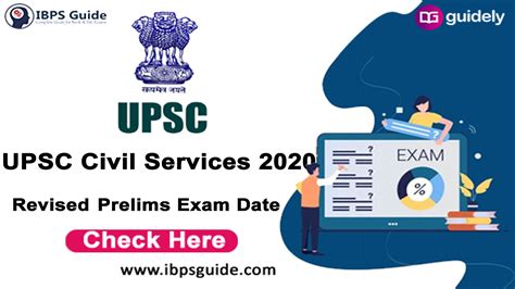 Upsc Civil Services 2020 Prelims Exam Date Revised Prelims Date