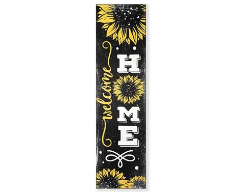 Welcome Home Sign Sunflower Sign Porch Sign Welcome Sign Etsy