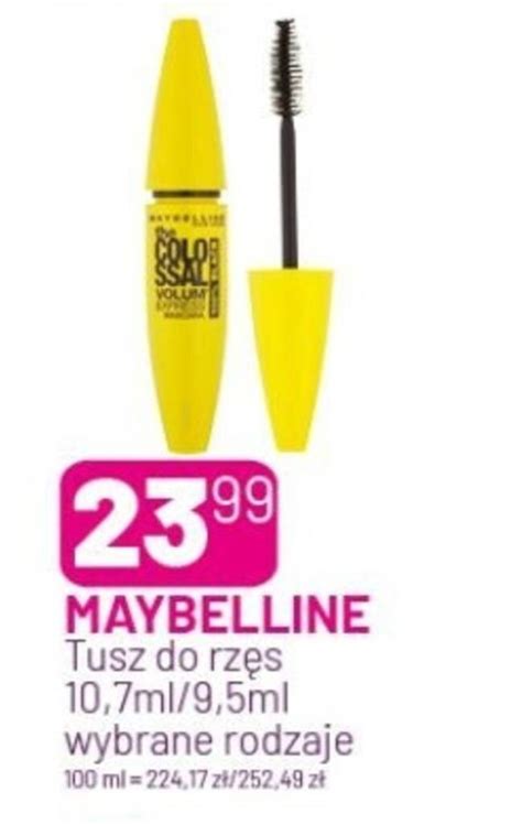 Wszystkie Promocje Na Tusz Do Rz S Maybelline Wyszukuj I Przegl Daj