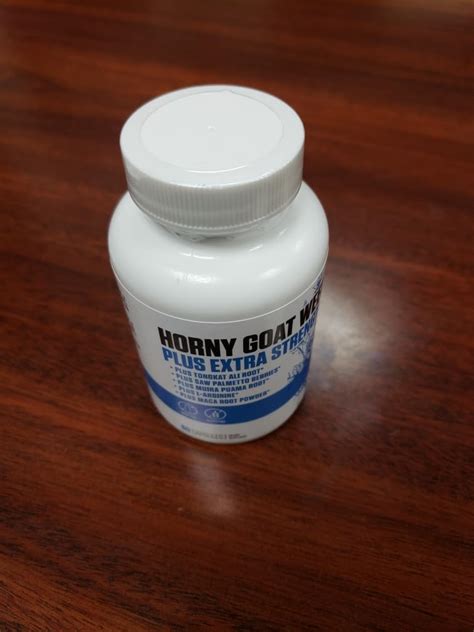 Horny Goat Weed Plus Extra Strength Pastillas De Suplemento De Hierba