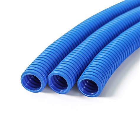 Blue Ent Reel Corrugated Flexible Pvc Electrical