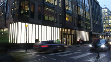 24 Chiswell Street Bespoke Commercial Office Facade Lighting The