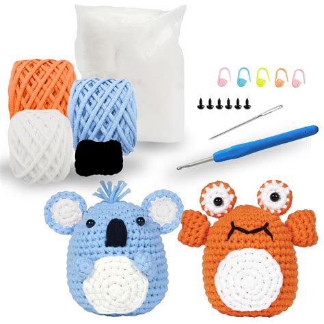 Beginner Crochet Kit, Crochet Kits for Kids and Adults, Crochet Kit for ...