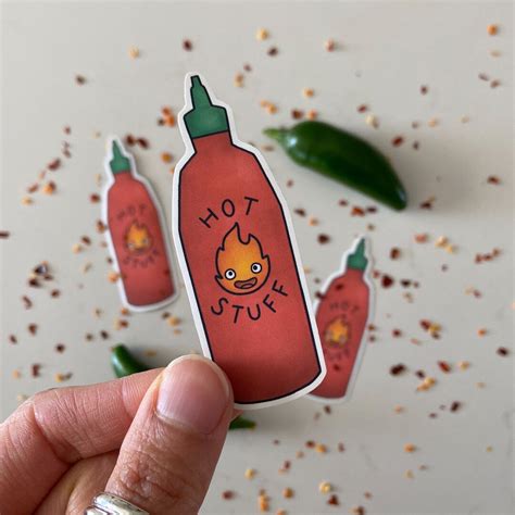 Hot Stuff Sticker Cute Stickers Trendy Stickers Laptop Decal Water