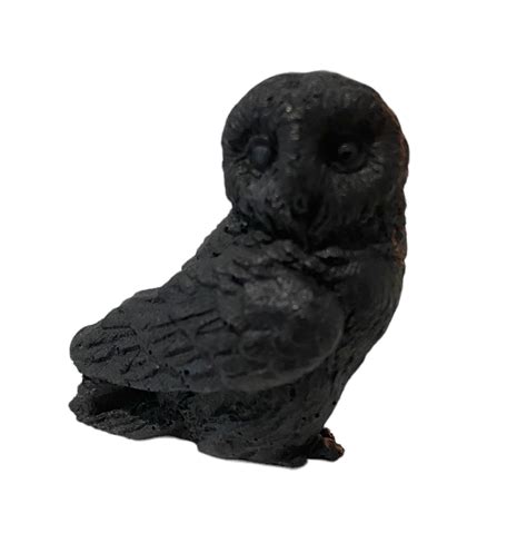 Shungite Owl Small Pressed Energetic Wellness