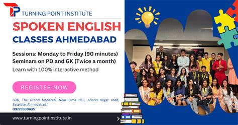 Best English Speaking Classes In Ahmedabad Turning Point Institute” By Turning Point