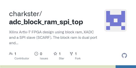 Github Charkster Adc Block Ram Spi Top Xilinx Artix Fpga Design