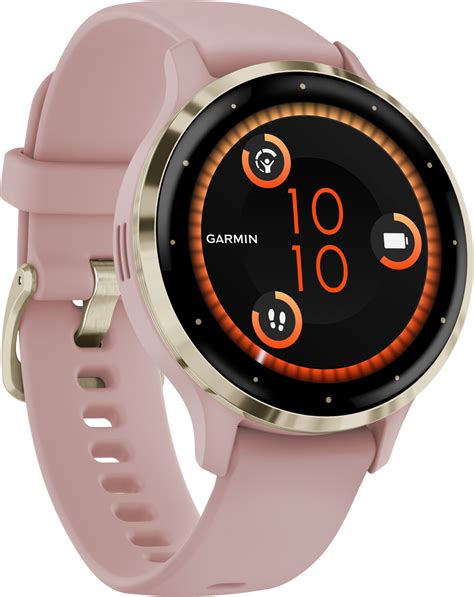 Garmin Venu S Soft Gold Dust Rose Silicone Band En Solde Partir De