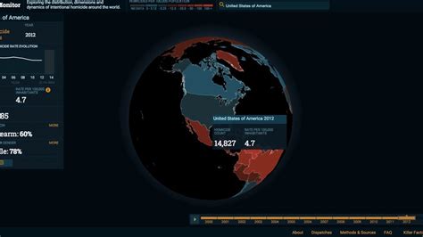 An Interactive Map Of Murder Rates Around The World