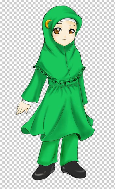 Muslim Hijab Islam Drawing Png Clipart Anime Cartoon Clothing