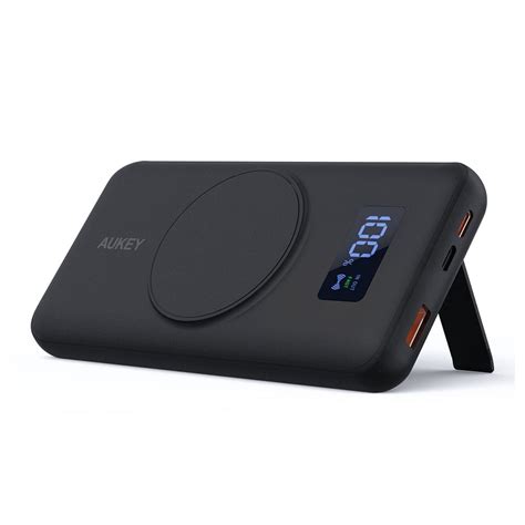 พาวเวอรแบงค AUKEY Power Bank 10000mAh Magnetic Wireless Charging PB