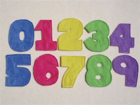 Items Similar To Numbers Felt Set 0 9 On Etsy