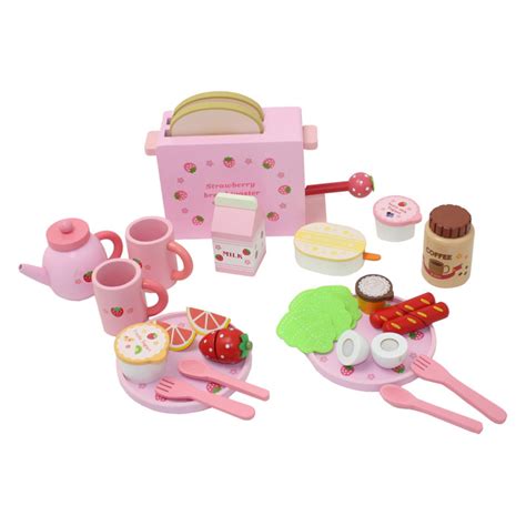 Berry Toys Complete Healthy Breakfast Wooden Play Food Set Walmart