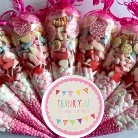 1 10 20 Pre Filled Chocolate Sweet Cones Party Favours Bags Etsy Uk