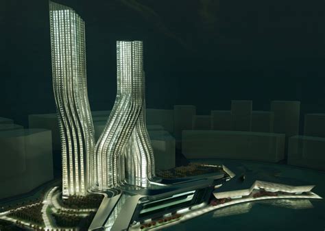 Dubai Financial Market And Signature Towers Zaha Hadid Architects