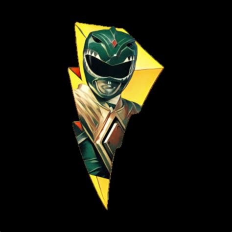 Mmpr Green Ranger Power Rangers Mask Teepublic