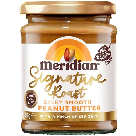 Signature Roast Silky Smooth Peanut Butter 280g Meridian Healthy