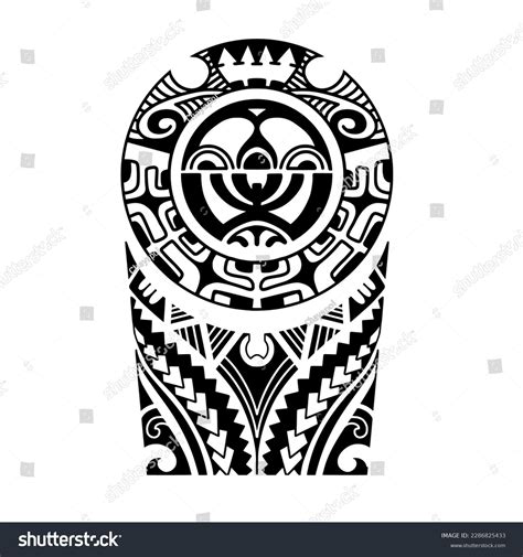 Wrap Around Arm Polynesian Tattoo Design Stock Vector Royalty Free 2286825433 Shutterstock