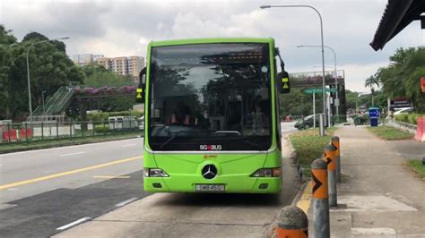 SMRT Mercedes Benz OC500LE SMB45G On Route Service 853M YouTube