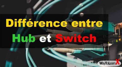 Différence Entre Hub Et Switch Waytolearnx