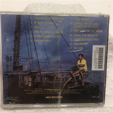 Jimmy Buffett Cd Greatest Hits Songs You Know By Heart Ebay