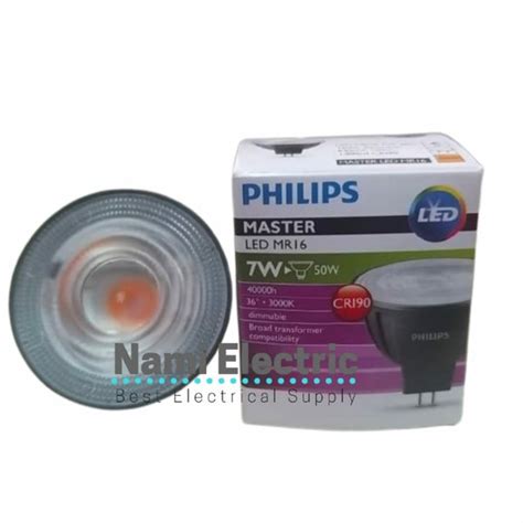 Jual Lampu Master Led Philips Mr16 7 Watt 12v 3000k Dimmable Di Lapak